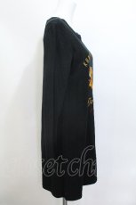 画像2: KANSAI YAMAMOTO / 刺繍ロンT  黒 S-26-05-15-015-PU-TO-HR-ZS (2)