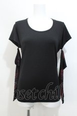 画像1: Qutie Frash / アームカバー付きTシャツ  黒 S-26-05-15-017-QU-TO-AS-ZS (1)