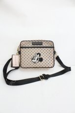 画像1: Maison de FLEUR / Minnie Mouse/ドットメッシュショルダー F ベージュ S-26-05-15-003-LO-ZA-SZ-ZS (1)