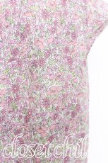 画像4: Jane Marple / 花柄オールインワン  白ｘピンク S-26-05-17-022-JM-OP-AS-ZS (4)