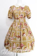 画像1: Jane Marple / Sweets In The Palaceのワンピース M マスタード S-26-05-17-025-JM-OP-IG-ZS (1)