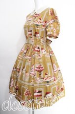 画像2: Jane Marple / Sweets In The Palaceのワンピース M マスタード S-26-05-17-025-JM-OP-IG-ZS (2)