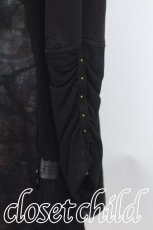 画像5: Ozz Croce / 衿付レイヤードロングトップス  黒 S-26-05-17-003-OO-TO-SZ-ZS (5)