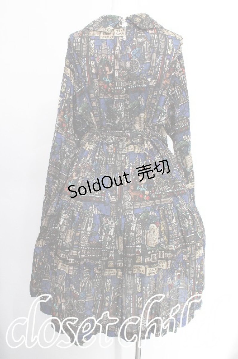 画像4: Jane Marple / Grimm stained glassピューリタンドレス  青 S-26-05-17-028-JM-OP-HR-ZS (4)
