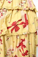 画像4: PINK HOUSE / ストロベリーハットワンピース  イエロー S-26-05-17-1021-LO-OP-AS-ZS (4)