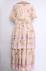 画像2: PINK HOUSE / ハニーレモンテディプリントパッチワークワンピース  ピンク S-26-05-17-1025-LO-OP-SA-ZS (2)