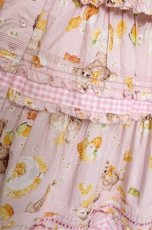 画像4: PINK HOUSE / ハニーレモンテディプリントパッチワークワンピース  ピンク S-26-05-17-1025-LO-OP-SA-ZS (4)