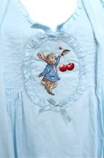 画像2: PINK HOUSE / PETER RABBIT TABLIER  サックス S-26-05-17-1005-LO-TO-SA-ZS (2)