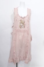 画像1: PINK HOUSE / ひな菊ロンド刺繍タブリエ F ピンク S-26-05-17-1006-LO-OP-SZ-ZS (1)