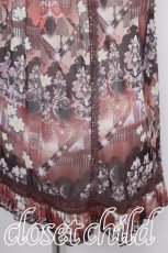 画像4: Ozz oneste / 花プリントメッシュワンピース  茶 S-26-05-17-010-OO-OP-HR-ZS (4)