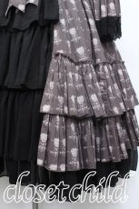 画像4: ATELIER PIERROT / Rosy Bouquet Dress  グレー S-26-05-17-014-EL-OP-HR-ZS (4)