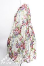画像2: Jane Marple Dans Le Salon /Flower Wallpaperオープンネックワンピース  マルチ S-26-05-17-021-JM-SK-ET-ZS (2)