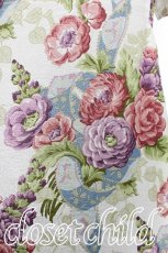 画像4: Jane Marple Dans Le Salon /Flower Wallpaperオープンネックワンピース  マルチ S-26-05-17-021-JM-SK-ET-ZS (4)