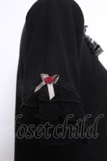 画像5: axes femme / 巻き薔薇リボン半袖カットソー  黒 S-26-05-18-028-AX-TO-AS-ZS (5)