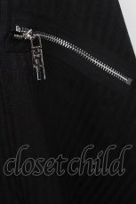 画像4: KILL STAR / ストライプスカート  黒ｘグレー S-26-05-18-029-PU-SK-AS-ZS (4)