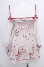 画像2: LIZ LISA / ManyHearts Afternoontea柄ワンピース  ピンク S-26-05-18-043-LO-OP-AS-ZS (2)