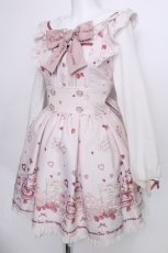 画像3: LIZ LISA / ManyHearts Afternoontea柄ワンピース  ピンク S-26-05-18-043-LO-OP-AS-ZS (3)