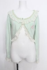 画像1: BABY,THE STARS SHINE BRIGHT / パールレースボレロ  ミント S-26-05-18-005-BA-TO-HR-ZS (1)