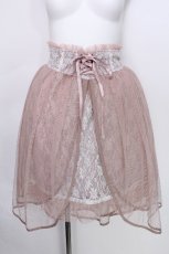 画像1: axes femme kawaii / チュールレーススカート  ピンク S-26-05-18-051-AX-SK-AS-ZS (1)