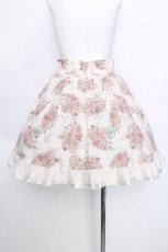 画像2: axes femme / メッセージ×花柄スカート  キナリ S-26-05-18-053-AX-SK-HR-ZS (2)