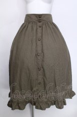 画像1: axes femme / サスペンダー付きロングスカート  カーキ S-26-05-18-055-AX-SK-HR-ZS (1)