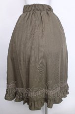 画像2: axes femme / サスペンダー付きロングスカート  カーキ S-26-05-18-055-AX-SK-HR-ZS (2)