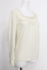 画像3: axes femme / 起毛レースカットソー  オフ S-26-05-18-015-AX-TO-AS-ZS (3)