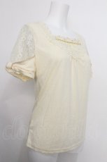 画像3: axes femme / 袖リボンインナープルオーバー  オフ S-26-05-18-016-AX-TO-AS-ZS (3)
