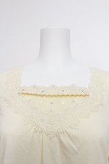 画像4: axes femme / 袖リボンインナープルオーバー  オフ S-26-05-18-016-AX-TO-AS-ZS (4)