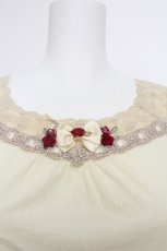 画像4: axes femme / プチローズリボンカットソー  オフ S-26-05-18-019-AX-TO-AS-ZS (4)