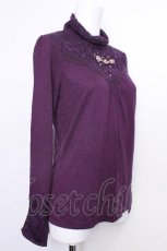 画像3: axes femme / ハイネックトップス  紫 S-26-05-18-025-AX-TO-AS-ZS (3)