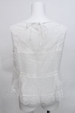 画像2: Franche Lippee / シフォントップス  白 S-26-05-19-003-LO-TO-AS-ZS (2)