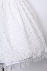 画像4: Angelic Pretty / Little Ladyジャンパースカート  白 S-26-05-19-030-AP-OP-HR-ZS (4)