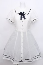 画像1: Innocent World White / マリンワンピース  白 S-26-05-19-034-IW-OP-AS-ZS (1)