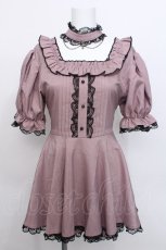 画像1: Manon Mimie / Gothic Chokerオールインワン  ピンク S-26-05-19-035-LO-OP-AS-ZS (1)