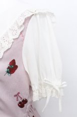 画像4: Ank Rouge / いちご柄ワンピース  ピンク S-26-05-19-037-CA-OP-HR-ZS (4)