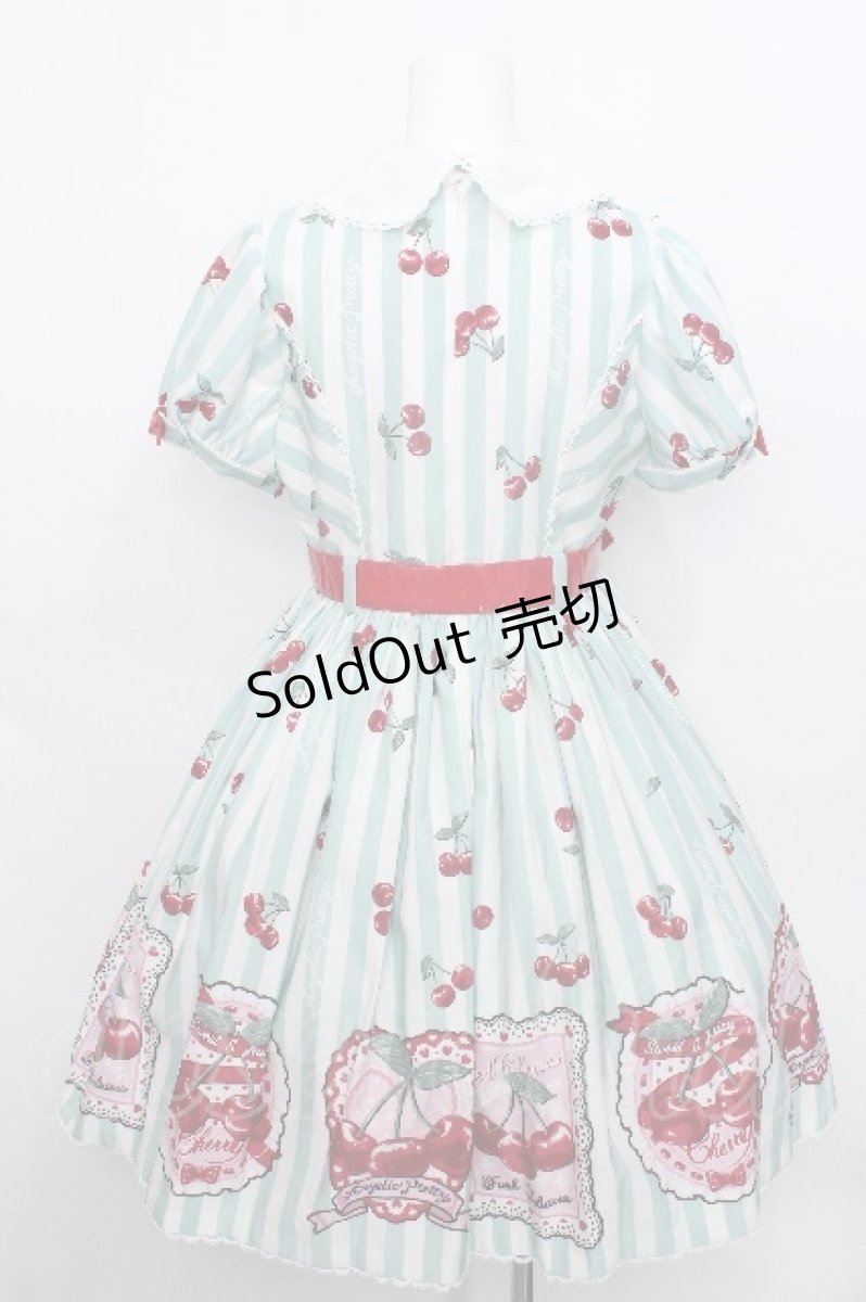 画像2: Angelic Pretty / Cherry Stampワンピース  ミント S-26-05-19-038-AP-OP-HR-ZS (2)