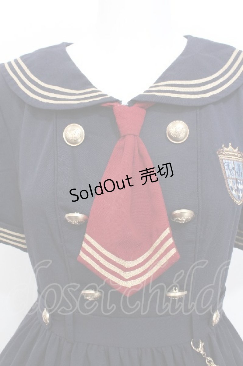 画像3: To Alice / 海軍風ワンピース M 紺 S-26-05-19-041-LO-CO-HR-ZS (3)