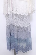 画像4: axes femme / グラデーションレースガウン  ブルーｘオフ S-26-05-19-043-AX-TO-AS-ZS (4)