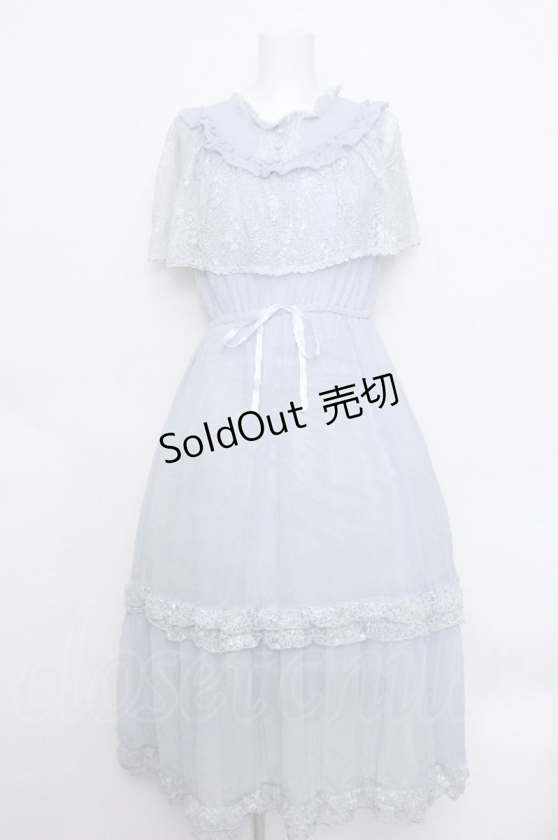 画像1: axes femme / ヴィンテージ風ドレス  サックス S-26-05-19-044-AX-OP-HR-ZS (1)