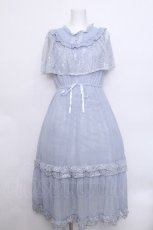 画像1: axes femme / ヴィンテージ風ドレス  サックス S-26-05-19-044-AX-OP-HR-ZS (1)