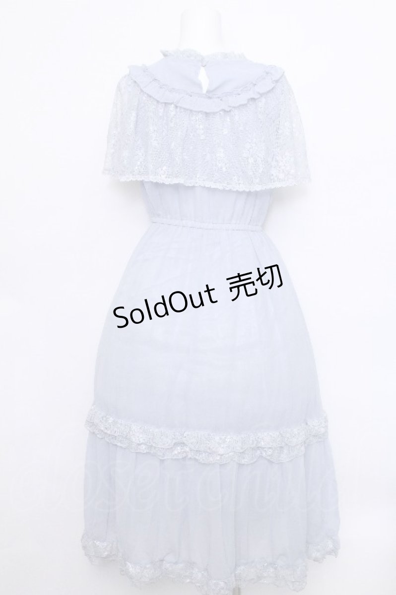 画像2: axes femme / ヴィンテージ風ドレス  サックス S-26-05-19-044-AX-OP-HR-ZS (2)