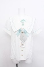 画像1: Amavel / 喫茶アマベルのクリームソーダブラウス  グリーン S-26-05-19-005-CA-BL-HR-ZS (1)