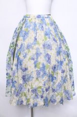 画像1: Jane Marple Dans Le Salon / Water flowerスカート  ブルー S-26-05-19-051-JM-SK-AS-ZS (1)