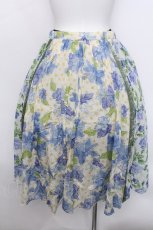 画像2: Jane Marple Dans Le Salon / Water flowerスカート  ブルー S-26-05-19-051-JM-SK-AS-ZS (2)