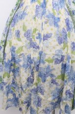 画像3: Jane Marple Dans Le Salon / Water flowerスカート  ブルー S-26-05-19-051-JM-SK-AS-ZS (3)