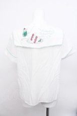 画像2: Amavel / 喫茶アマベルのクリームソーダブラウス  グリーン S-26-05-19-005-CA-BL-HR-ZS (2)
