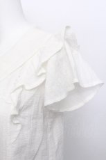 画像4: LIZ LISA / ラッフルノースリシャツ  オフ S-26-05-19-006-LO-TO-AS-ZS (4)