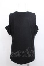 画像2: Restyle / ショルダーカットプリントトップス XS 黒 S-26-05-19-019-GO-TO-HR-ZS (2)