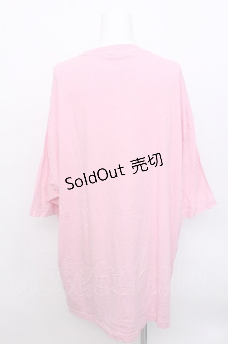 画像2: Candy Stripper / DEAR CANDY GIRLS BIGBIG Tシャツ 2 ピンク S-26-05-19-024-PU-TO-HR-ZS (2)
